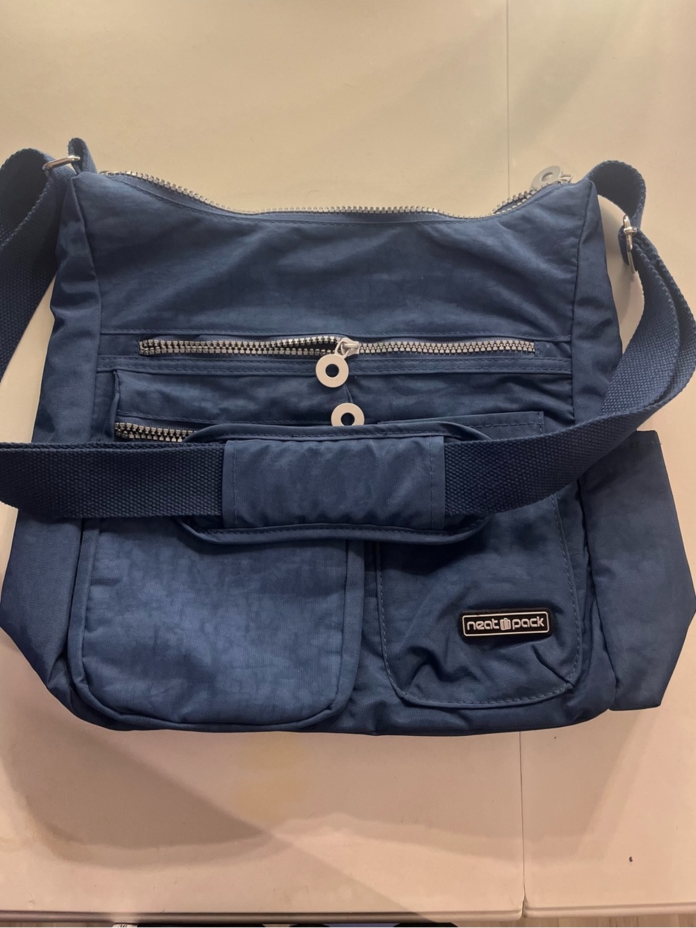 Neat pack. Navy Crossbody Shoulder Bag